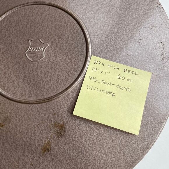 Vintage Bell & Howell 1600 16mm Film Reel & Canister - Industrial Chic Decor - Picture 2 of 12